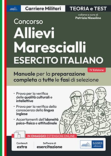 Concorso Allievi Marescialli Esercito Italiano: Manuale Per Tutte Le ...