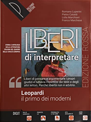 Liberi Di Interpretare Storia E Testi Della Letteratura Italiana Nel Quadro Delle Civiltà 9968